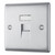 BG Electrical Nexus Metal RJ45 1-Gang Ethernet Socket Brushed Metal image 1