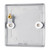 BG Electrical Nexus Metal 1-Gang Blanking Plate Brushed Metal image 2