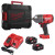 Milwaukee M18 FHIWP12-502X 18V FUEL Brushless Impact Wrench with Pin Detent, 2x 5.0Ah Batteries, Charger & Case image
