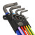 Bahco C1997LM/9P 9 Piece Metric Long Ball End Coloured Hex L-Key Set image 2