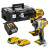 Dewalt DCK2062D2T 18V XR Brushless 2 Piece Kit with 2x 2.0Ah Batteries, Charger and Case image