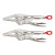 Milwaukee TORQUE LOCK Long Nose Straight Jaw Locking Pliers 9"/230mm - Pack of 2 image