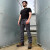 TuffStuff 4-Way Stretch Proflex Work Trousers - Grey image H