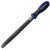 Faithfull Handled Half-Round Second Cut Engineers File 150mm (6in) image