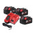 Milwaukee 7 Piece M18 18V Power Tool Kit, 3x 5.0Ah Batteries, Charger & 2x Rolling Tool Bag image 16