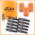 Vaunt 10 Piece Black Retractable Utility Knifes, 300x Spare Blades, Bottle Opener & Drawstring Bag image