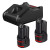 Bosch 2x GBA 2.0Ah 12V Li-Ion Batteries & GAL 12V-40 12V Fast Battery Charger Starter Set image