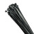 Draper 4.8 x 300mm Black Cable Ties - Pack of 100 image 1