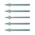 Rawlplug M12 x 160mm 'R-STUDS' Threaded Rods - Pack of 5 image