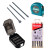 Makita 7 Piece SDS+ Chisel & Drill Bit Set, 21 Piece Screwdriver Bit Set & 2m Tape Measure image