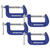 WORKPRO WP232017 50mm (2") G Clamps - Pack of 4 image