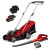 Einhell GE-CM 36/33 Li 36V Lawn Mower, GE-CL 18 Li E 18V Leaf Blower, 3x Batteries & 3x Chargers image