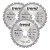 Trend 190mm x 30mm 24T Circular Saw Wood Blades - Pack of 3 image