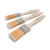 Hamilton 3 Piece For The Trade Fine Tip Flat Paint Brushes image