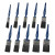 Hamilton 10 Piece For The Trade Plastic Handle Flat Brushes Set image 2