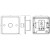Knightsbridge CU2161 1G 2-way 40-400W Leading Edge Dimmer image 1