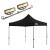 Vaunt 3m x 3m Steel Pop-Up Gazebo Kit - Black image