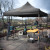 Vaunt 3m x 3m Steel Pop-Up Gazebo with Lighting Kit - Black image J