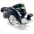 Festool HKC 55 KEB-Basic Brushless Circular Saw - Body, Case & FSK 420 Cross Cutting Guide Rail image 1