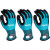 Makita P-84698 Fitknit Cut Level 1 Large Nitrile Coated Dipped Gloves - Pack of 3 image