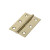 Timco Plain Butt Hinge 75 x 50mm Electro Brass - Pack of 2 image 1