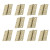 Timco Plain Butt Hinge 75 x 50mm Electro Brass - Pack of 10 image