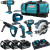 Makita DLX6068PT 6 Piece 18V LXT Tool Kit, 3x 5.0Ah Batteries, Dual Charger & Tool Bag image