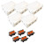Wiska COMBI 310 WH Junction Box with 3x Wago 221-413 - Pack of 5 image