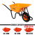 Vaunt Essentials Metal Wheelbarrow (65L - 100L Capacity)