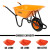 Vaunt Essentials Metal Wheelbarrow (65L - 100L Capacity)