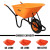 Vaunt Essentials Plastic Wheelbarrow (65L - 100L Capacity)