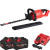 Milwaukee M18 HET60G2-802 18V FUEL Brushless 60cm Hedge Trimmer, 2x 8.0Ah FORGE Batteries & Charger image