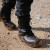 Apache Combat High Leg Safety Boots - Black image A