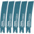 Makita E-26222 145mm 8TPI Bi-Metal Recip Saw Blades for Metal, Cast Iron & Stainless - Pack of 5 image