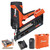 Paslode PPNXi Gas Positive Placement NJail Gun, 2500x 35mm x 3.4mm Electro Galvanised Nails 1x 2.1Ah Battery, Charger & Case image