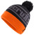 Scruffs Trade Bobble Hat - Black/Orange image