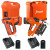 Paslode Combi Xi 2-In-1 Wood & Metal First-Fix Framing Nailer & Paslode IM65A F16 Angled Second Fix Finishing Nail Gun, 2x 2.1Ah Batteries, 2x Chargers & 2x Cases image