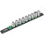 Wera Zyklop 9 Piece 1/2'' Socket Set on Rail image