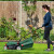Bosch UniversalRotak 34-410 Electric Lawnmower - 240V image A