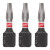 Milwaukee GEN 4 TX10 25mm SHOCKWAVE Screwdriver Bits - Pack of 3 image
