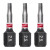 Milwaukee GEN4 HEX2.5 25mm SHOCKWAVE Impact Screwdriver Bits - Pack of 3 image
