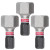 Milwaukee GEN4 HEX12 25mm SHOCKWAVE Impact Screwdriver Bits - Pack of 3 image