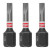 Milwaukee GEN4 SHOCKWAVE SL0.8 x 5.5 25mm Impact Screwdriver Bits - Pack of 3 image