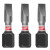 Milwaukee GEN4 SL1.2 x 6.5 25mm SHOCKWAVE Impact Screwdriver Bits - Pack of 3 image