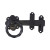 Timco Ring Gate Latch - Twisted - Black 6'' image
