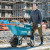 Makita DCU180PTX4 18V LXT Brushless Wheelbarrow, Bucket Frame, 2x 5.0Ah Batteries & Dual Charger image A