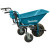 Makita DCU180PTX4 18V LXT Brushless Wheelbarrow, Bucket Frame, 2x 5.0Ah Batteries & Dual Charger image 2