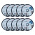 Bosch 125 x 22.23 x 1.0mm Standard for Metal Straight Cutting Discs - Pack of 10 image