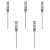 Bosch PRO 8.0mm x 210mm SDS Plus-5X Hammer Drill Bits - Pack of 5 image
