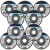 Bosch PRO 115mm x 22.23mm Metal Bonded Grinding Discs - Pack of 10 image